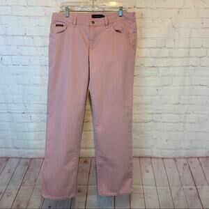 Pink straight leg denim  jeans Pret a Porter size 42 12